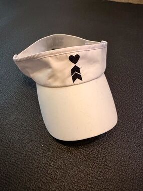 Coeur Sports White and black decal visor